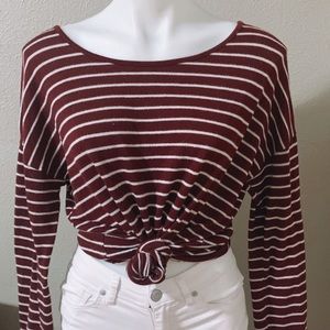 red and white sweater